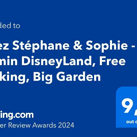Chez Stephane & Sophie - 10min Disneyland, Free Parking, Big Garden * مونتِفرا